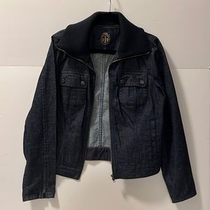 Talbots Bomber Denim Jacket